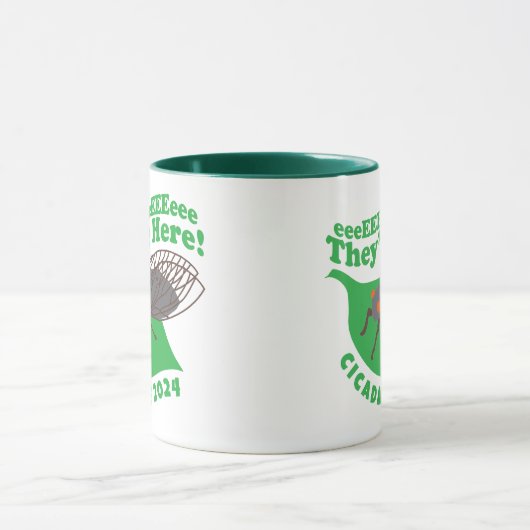 Cicadas 2024 Ze zijn hier Mok (Midden)