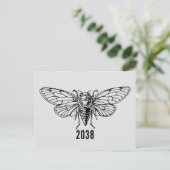 Cicadas 2038 briefkaart (Staand voorkant)