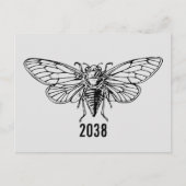 Cicadas 2038 briefkaart (Voorkant)