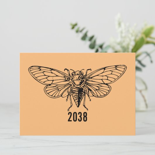 Cicadas 2038 kaart (Staand voorkant)