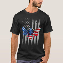 Cicadas Amerikaanse vlag Cicada reünie 4 juli T-shirt