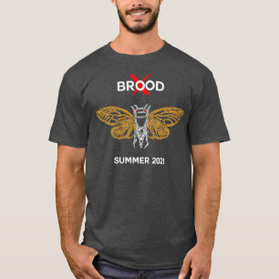Cicadas Brood X 2021 Terugkeer van de Cicaden T-shirt