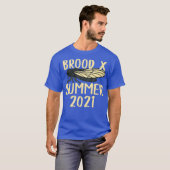 Cicadas Brood X 2021 Zomer Insect cicada mannen T-shirt (Voorkant volledig)