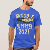 Cicadas Brood X 2021 Zomer Insect cicada mannen T-shirt (Voorkant)