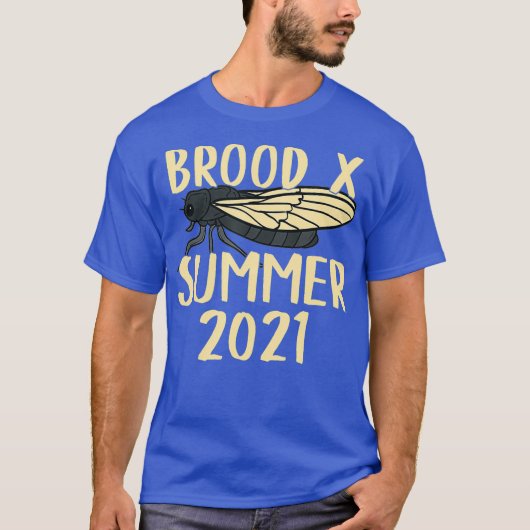 Cicadas Brood X 2021 Zomer Insect cicada mannen T-shirt (Voorkant)