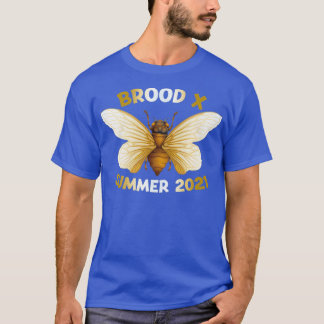 Cicadas Brood X 2021 Zomer Insect cicada mannen T-shirt