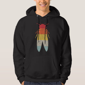 Cicadas Brood X Zomer Magicada Grappig Retro Cic Hoodie