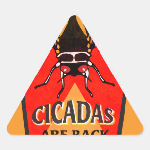 Cicadas zijn Back Funny Magicada Sticker