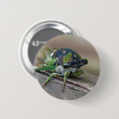 Cicade Ronde Button 5,7 Cm (Voorkant /achterkant)