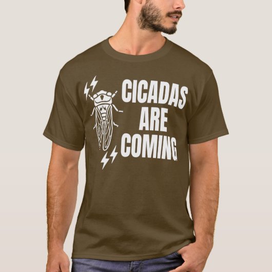 Cicaden komen entomologie t-shirt (Voorkant)