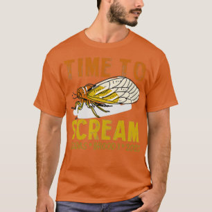 Cicaden Tijd om te schreeuwen Brood X 2021 Grappig T-shirt