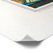 Cicaden, vliegende vissen en Nautilus schelpen Poster (Hoek)