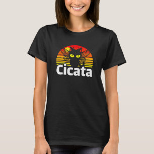 Cicata Brood X Cat Cicada Insect Entomoloog T-shirt
