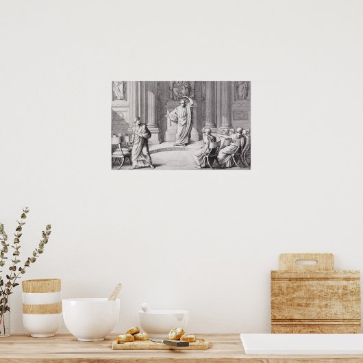 Cicero Denouncing Catiline Poster (Keuken)