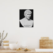 Cicero "Good & Evil" Wisdom Quote Fine Art-Posters Poster (Keuken)