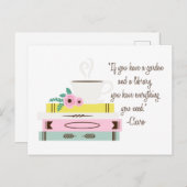 Cicero Quote Briefkaart (Voorkant / Achterkant)