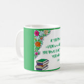 Cicero's offerte op bibliotheken koffiemok (Voorkant links)