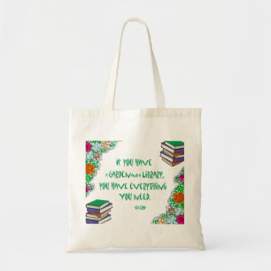 Cicero's offerte op bibliotheken tote bag