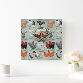 cichenkuiken vierkante klok (Huis)