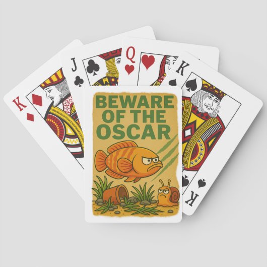 Cichlid speelkaarten (Achterkant)