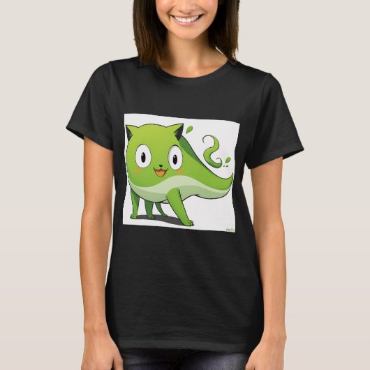 Cichlide Blauwe Dolfijn T-shirt (Voorkant)