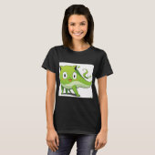 Cichlide Blauwe Dolfijn T-shirt (Voorkant volledig)