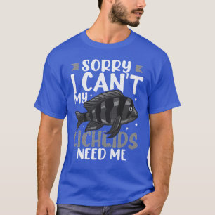 Cichliden Vissen Dieren Afrikaans Aquarium cadeau T-shirt
