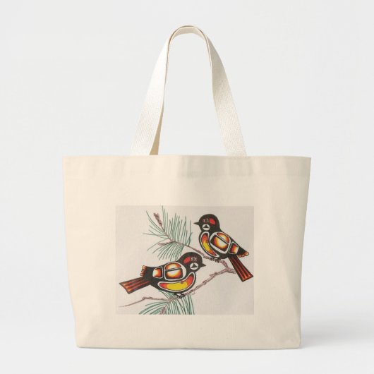 cichorei 1 grote tote bag (Voorkant)