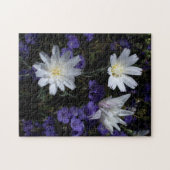 Cichorei en Phacelia wilde bloemen Legpuzzel (Horizontaal)