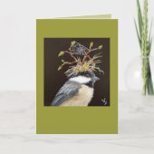 cichorei met webkaart voor pet kaart (Voorkant)