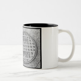 cichoreiland tweekleurige koffiemok