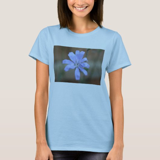 Cichorium intybus t-shirt (Voorkant)