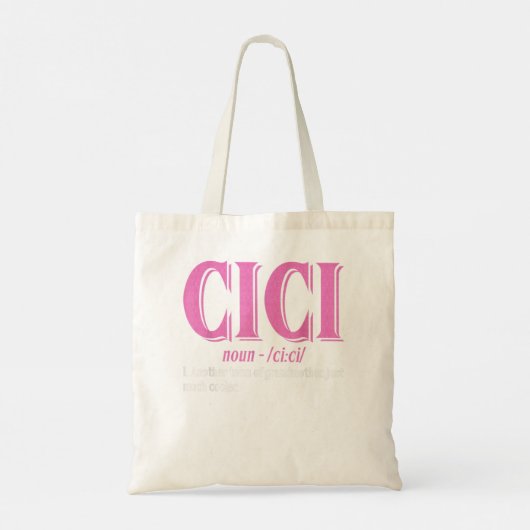 Cici Definition - Grandma Day Tote Bag (Achterkant)