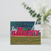 Cicinnati , Ohio , The Queen City Briefkaart (Staand voorkant)