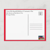 Cicinnati , Ohio , The Queen City Briefkaart (Achterkant)