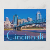 Cicinnati , Ohio , The Queen City Briefkaart (Voorkant)