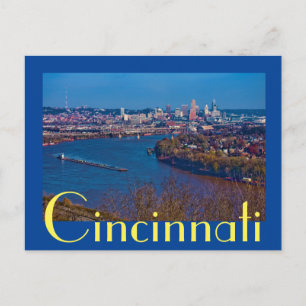 Cicinnati , Ohio , The Queen City Briefkaart