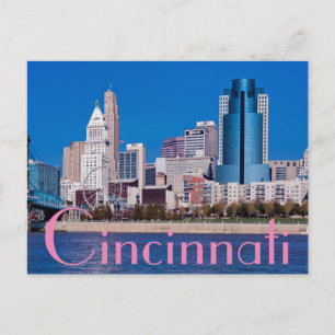 Cicinnati , Ohio , The Queen City Briefkaart