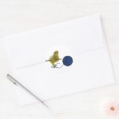 Cick wie haken rond sticker (Envelop)