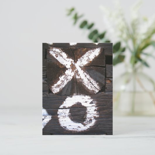 Čičmany Hugs en Kisses Briefkaart (Staand voorkant)