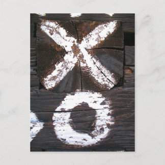 Čičmany Hugs en Kisses Briefkaart