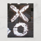 Čičmany Hugs en Kisses Briefkaart (Voorkant)