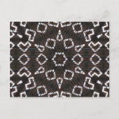 Čičmany Snowflake Briefkaart (Voorkant)