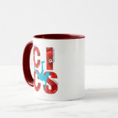 CICS Klantinformatiecontrolesysteem  Mok (Voorkant links)