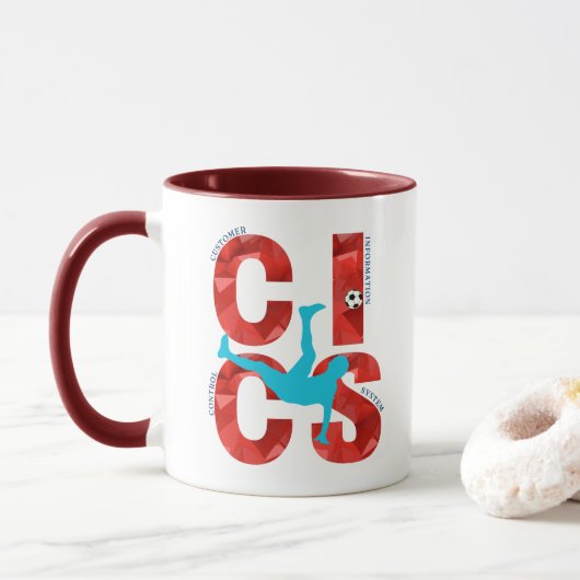 CICS Klantinformatiecontrolesysteem  Mok (Met donut)