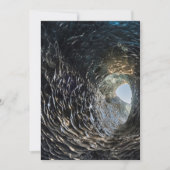 Ciculaire opening in een ijskolf kaart (Voorkant)