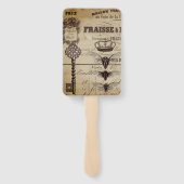 Cidada bruiloft fan handwaaier (Achterkant)