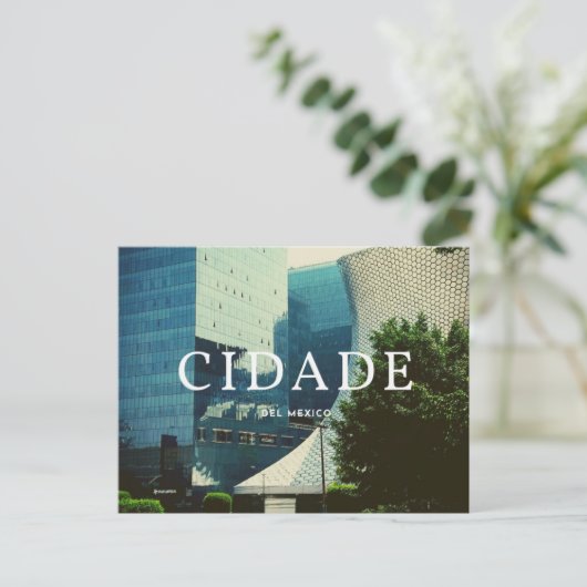Cidade Del México  Briefkaart (Staand voorkant)