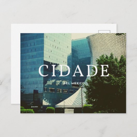 Cidade Del México Briefkaart (Voorkant / Achterkant)