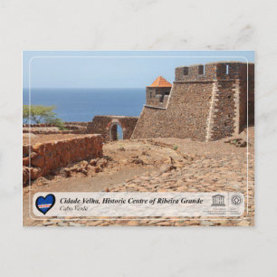 Cidade Velha, historisch centrum van Ribeira Grand Briefkaart